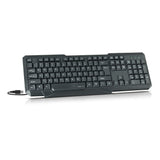 Scripsi Usb Pc Full-size Keyboard, Uk Layout, Black