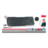 Scripsi Usb Pc Full-size Keyboard, Uk Layout, Black