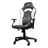 Looter Gaming Optimised Chair With 360 Degree Swivel, Black-white