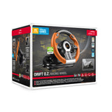 Drift O.z. Racing Wheel With Pedals And Gear Stick For Pc, Black-orange