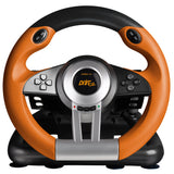 Drift O.z. Racing Wheel With Pedals And Gear Stick For Pc, Black-orange