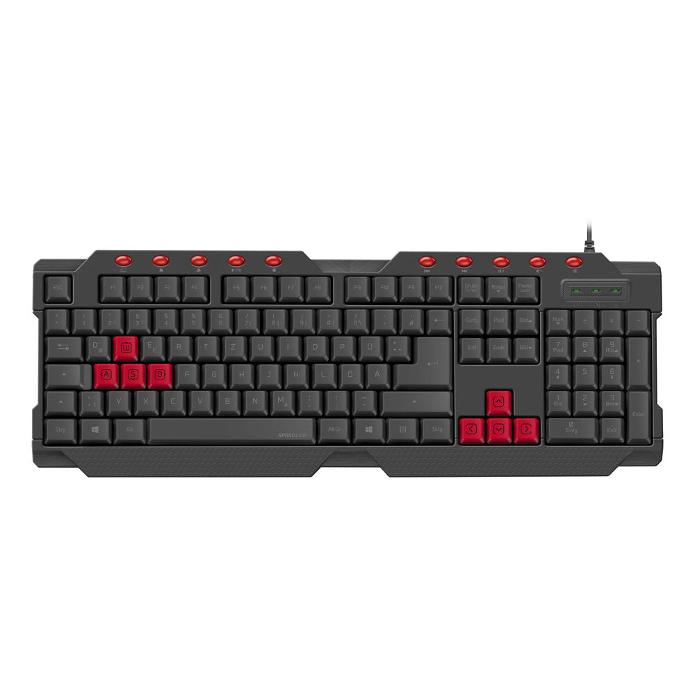 Ferus Full-size Gaming Keyboard, Uk Layout, Black