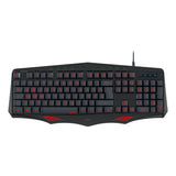 Lamia Ergonomic Illuminated Gaming Keyboard, Uk Layout, Black