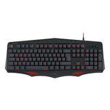 Lamia Ergonomic Illuminated Gaming Keyboard, Uk Layout, Black