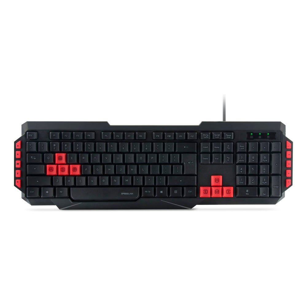 Ludicium Full-size Gaming Keyboard, Uk Layout, Black