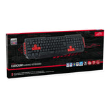 Ludicium Full-size Gaming Keyboard, Uk Layout, Black