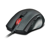 Assero 3200dpi Optical Pc Gaming Mouse With Four-colour Led Lighting Effects, Black