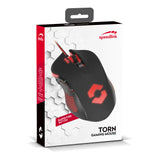 Torn 3200dpi Illuminated Gaming Mouse, Black