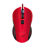 Torn 3200dpi Illuminated Gaming Mouse, Red-black