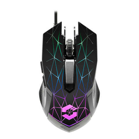 Reticos Rgb 10000dpi Gaming Mouse, Black