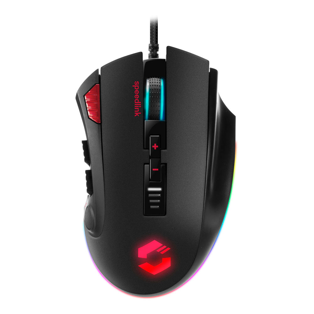 Tarios 24000dpi Rgb Gaming Mouse With Rgb Lighting, Black