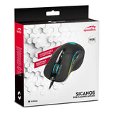 Sicanos 10000dpi Rgb Gaming Mouse With Rgb Lighting, Black