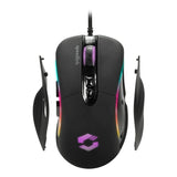 Sicanos 10000dpi Rgb Gaming Mouse With Rgb Lighting, Black