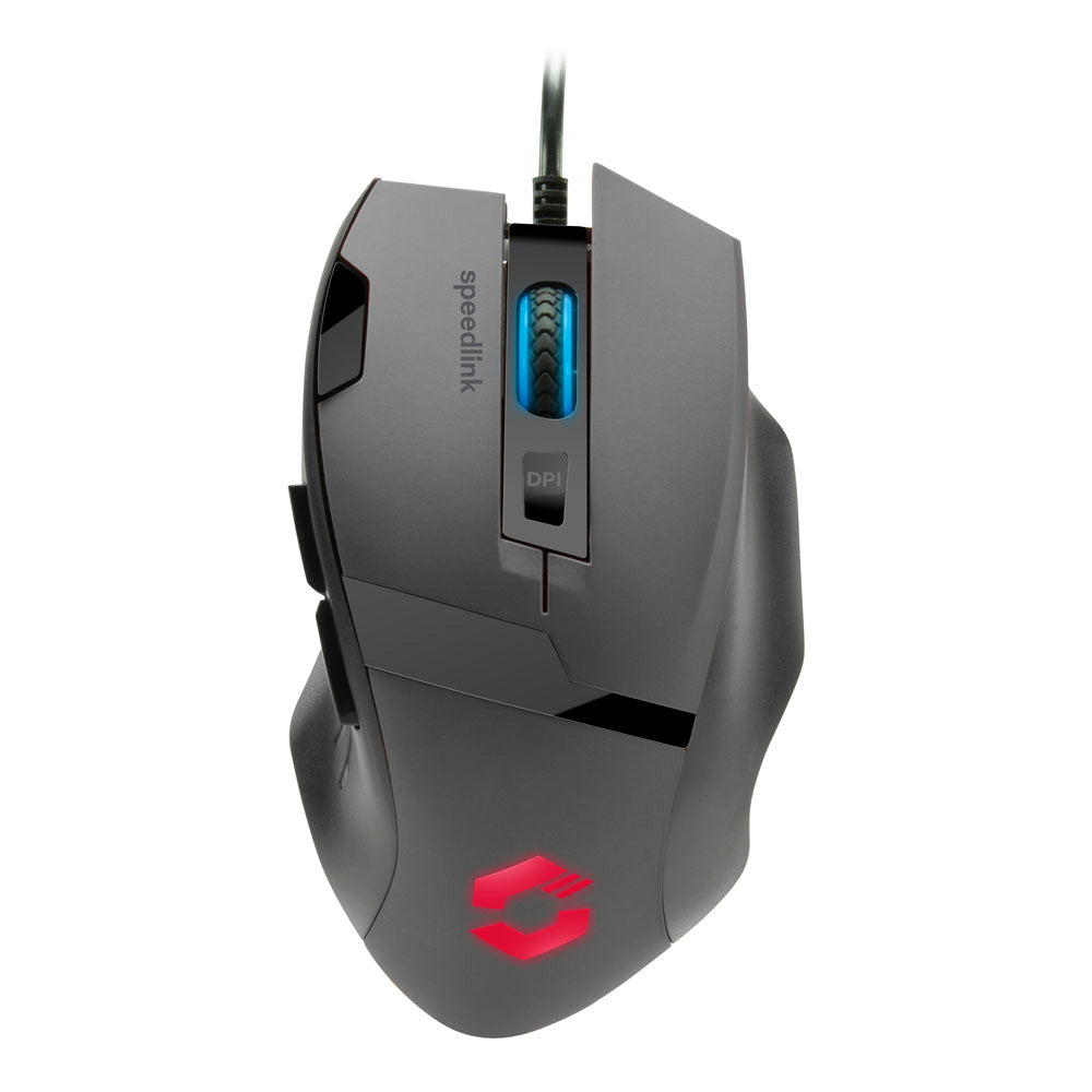 Vades Optical 4800dpi Illuminated Gaming Mouse, Black