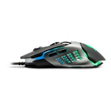 Tyalo Multi-colour Illuminated 3200dpi Optical Gaming Mouse, Wired Usb, Black-grey