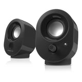 Snappy Usb-powered Stereo Speakers, Black