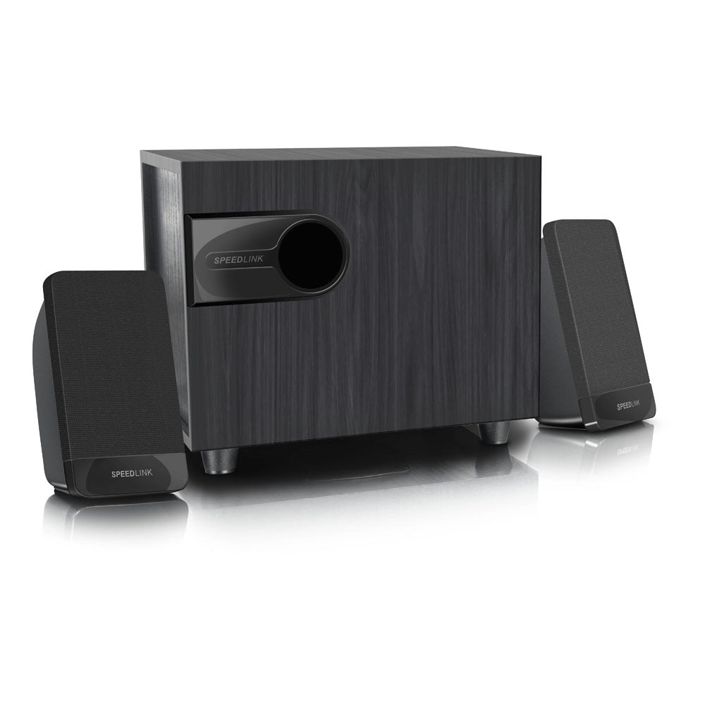 Libitone Compact 2.1 Subwoofer Speaker System, Black