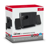 Libitone Compact 2.1 Subwoofer Speaker System, Black