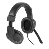 Versico Full-size Stereo Headset With Microphone, 2m Cable, Black-grey