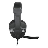 Versico Full-size Stereo Headset With Microphone, 2m Cable, Black-grey