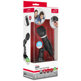 Capo Desk & Hand Microphone With 2m Cable, Black