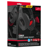 Coniux Stereo Gaming Headset With Fold-away Microphone, Black