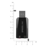 Vigo Usb External Sound Card, Black