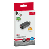 Vigo Usb External Sound Card, Black