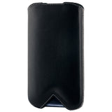 Superior Leather Soft Vest For Samsung Galaxy Siii-s4 And Others, Extra Large, Black