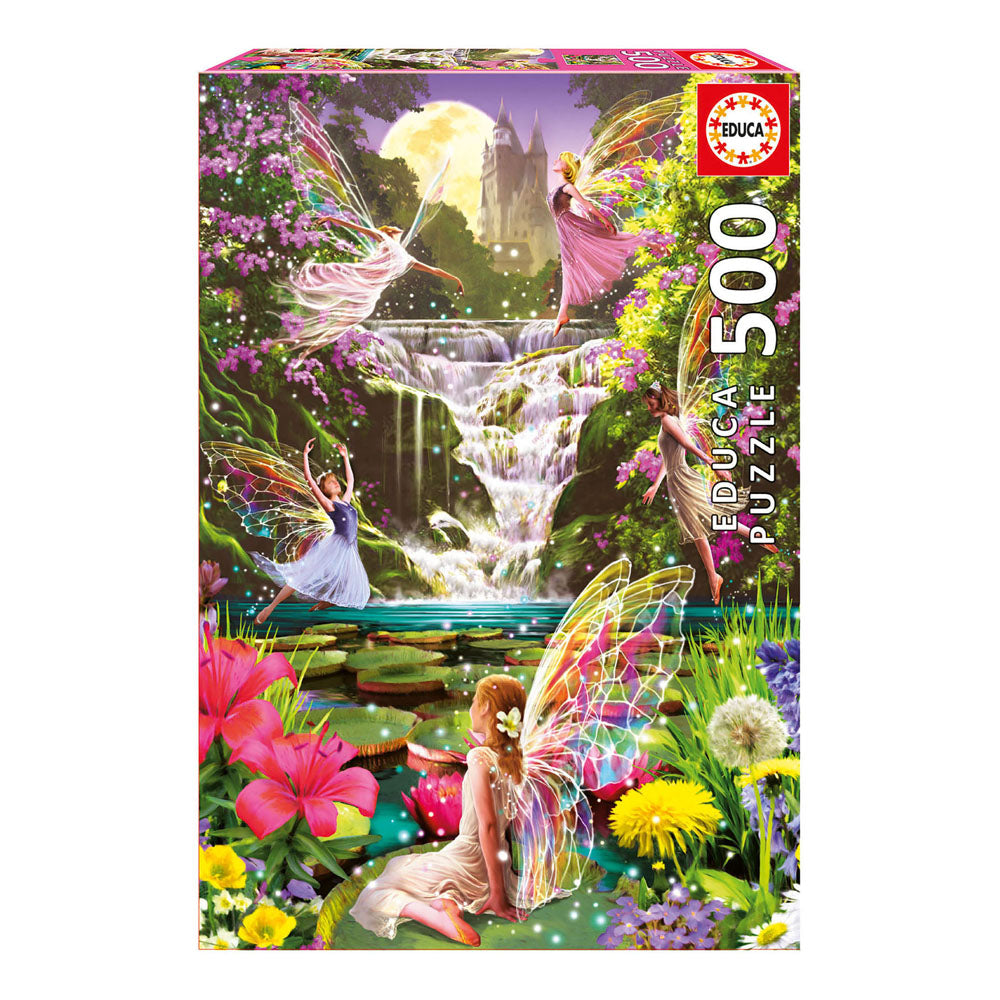 Edcua Waterfall Fairies 500pcs Jigsaw Puzzle