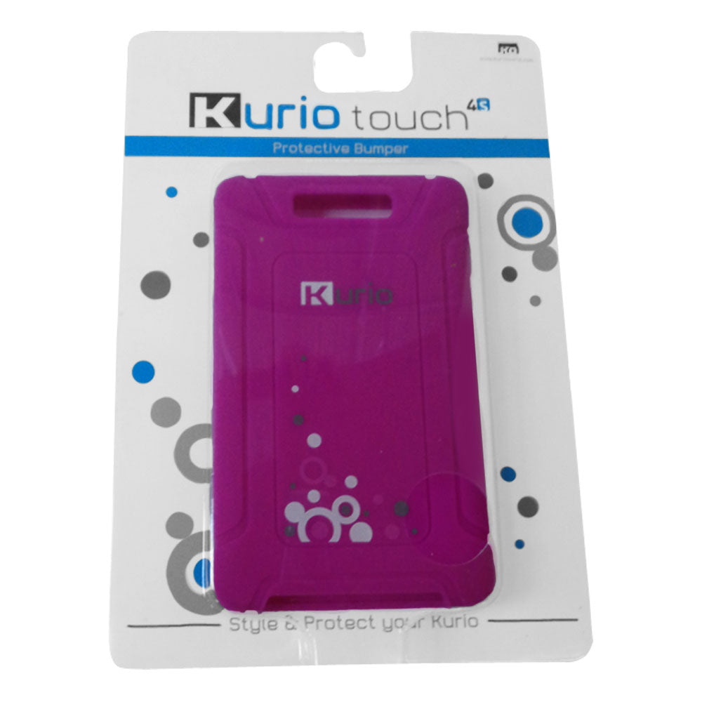 Touch 4s Protective Bumper Silicon Skin, Purple