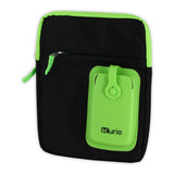 Carry Shoulder Bag For 4-10 Inch Device, Green-black