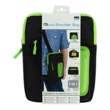 Carry Shoulder Bag For 4-10 Inch Device, Green-black