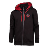 Reaper Hero Full Length Zipper Hoodie, Male, Large, Black-red