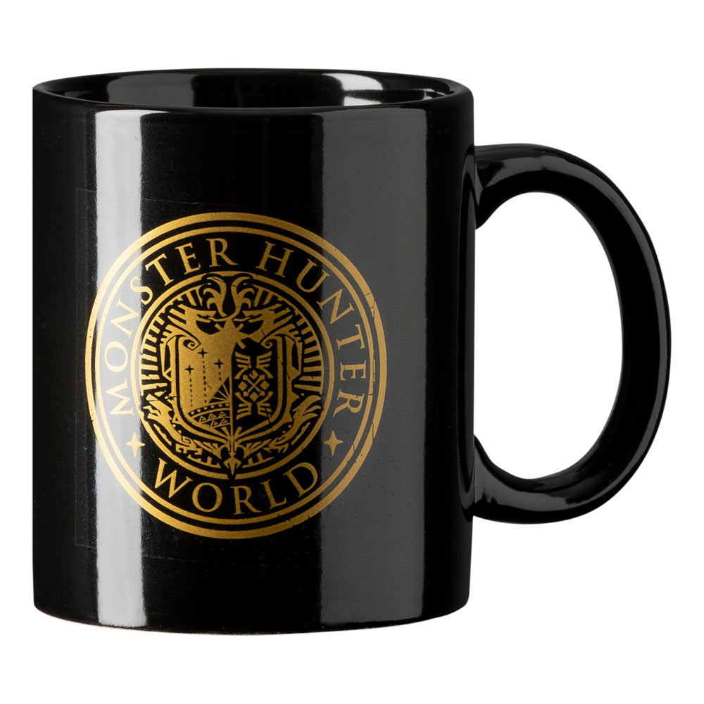 Vintage Emblem Badge Mug, Unisex, 320ml, Black