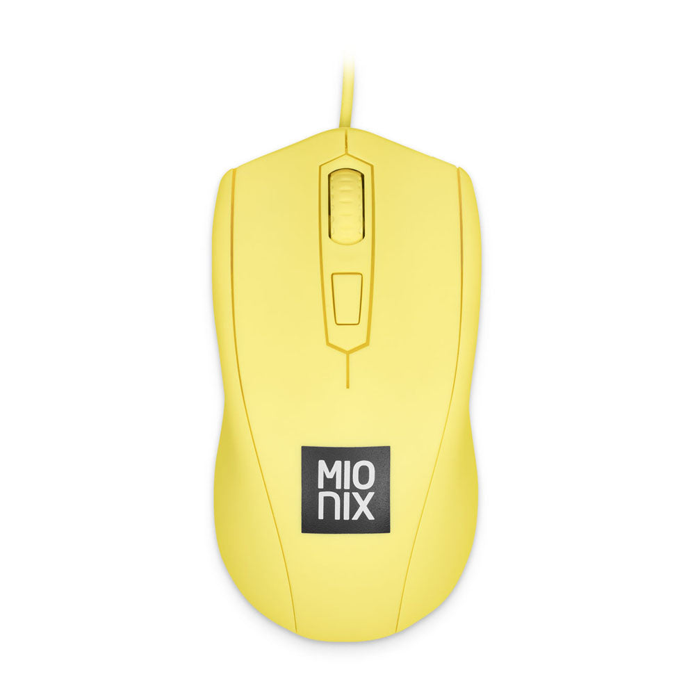 Avior Optical 5000dpi Gaming Mouse, Wired Usb, French Fries, Yellow