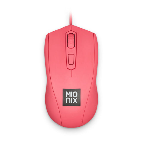 Avior Optical 5000dpi Gaming Mouse, Wired Usb, Frosting, Pink