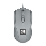 Avior Optical 5000dpi Gaming Mouse, Wired Usb, Shark Fin, Grey