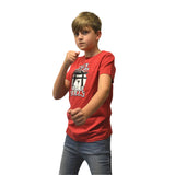 Digital Dudz Moving Ninja Skills Digital T-shirt, Kid's Unisex, Large, Years 10 To 11, Red