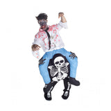 Skeleton Adult Piggyback Costume