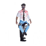 Skeleton Adult Piggyback Costume