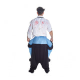 Skeleton Adult Piggyback Costume