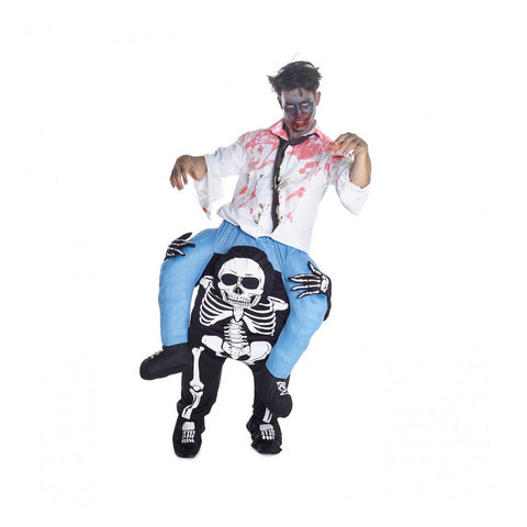 Skeleton Adult Piggyback Costume