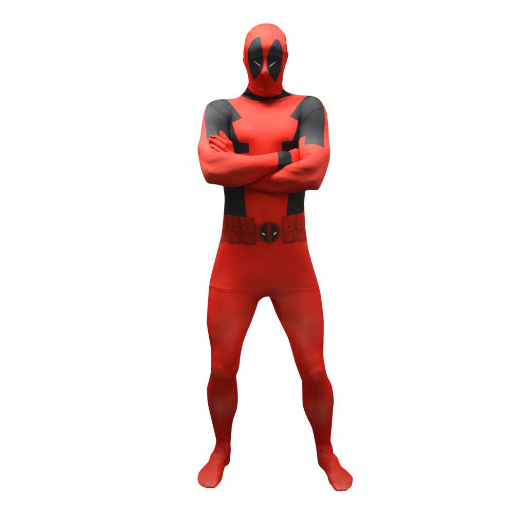 Deadpool Basic Adult Cosplay Costume Morphsuit, Extra Extra Large, Multi-colour