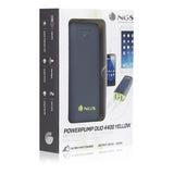 Powerpump Duo 4400 Universal Powerbank With Two Usb Ports For Tablets And Phones, 4400 Mah, Yellow-black