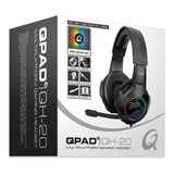 Qh-20 Rgb Stereo Gaming Headset, Multi-platform, Black