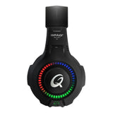 Qh-20 Rgb Stereo Gaming Headset, Multi-platform, Black