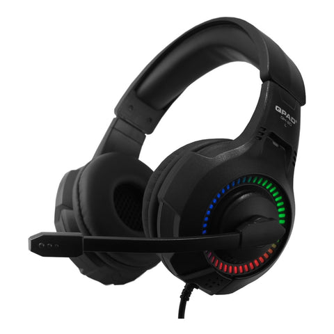 Qh-20 Rgb Stereo Gaming Headset, Multi-platform, Black