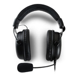 Qh-91 High End Stereo Gaming Headset, Closed Ear, Noise Cancelling Detachable Microphone, Black