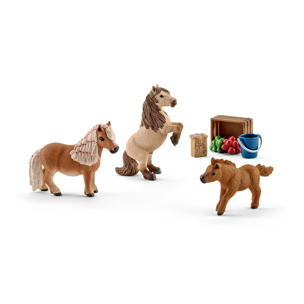 Horse Club Miniature Shetland Pony Family Toy Figures